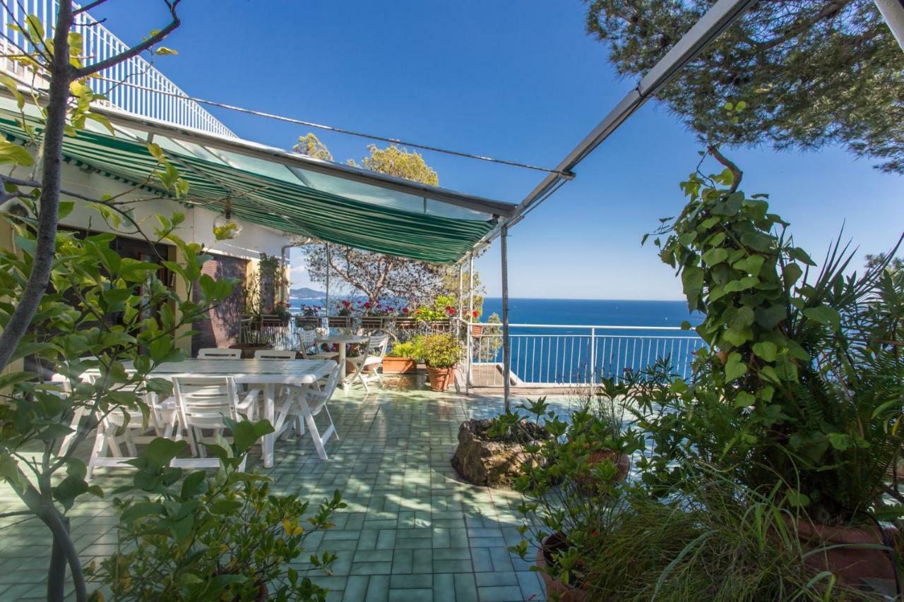 Apartamento Stunning View Relax Tra Mare E Cielo Villa Solari Exterior foto